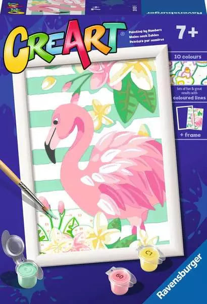 Ravensburger CreArt Paint - Think Pink Flamingo