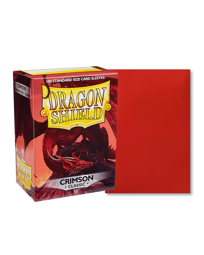 Dragon Shield - Classic Sleeves: Crimson (100ct)